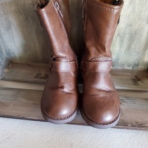 Toddler girl brown boots